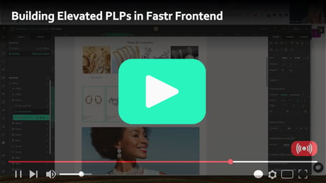 Building Elevated PLPs in Fastr Frontend