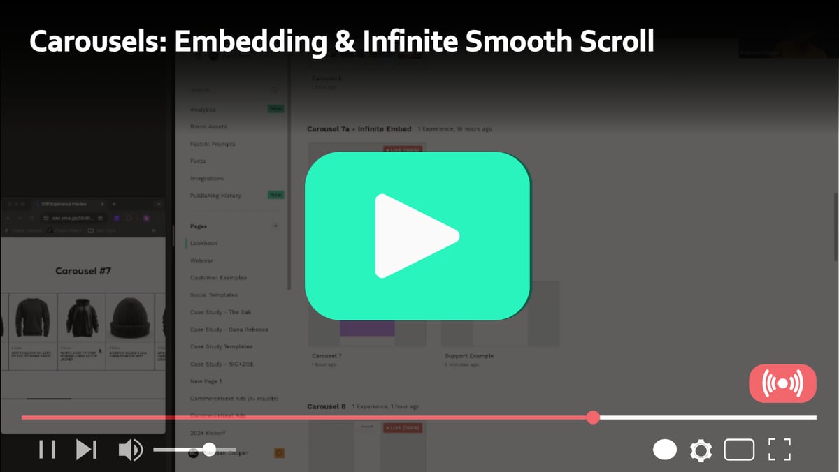 Embedding & Infinite Smooth Scroll