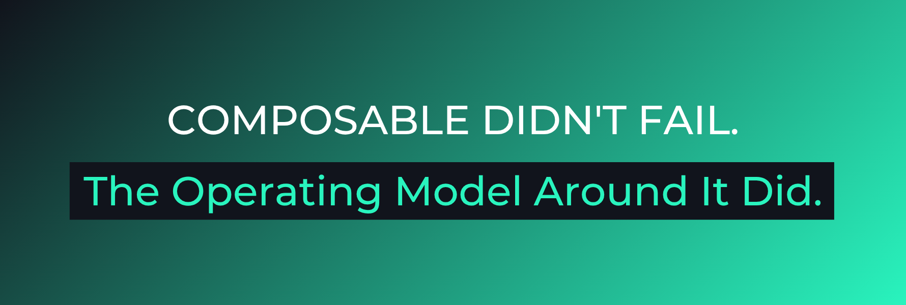The Headless Commerce Productivity Myth: Why Composable Got Complex