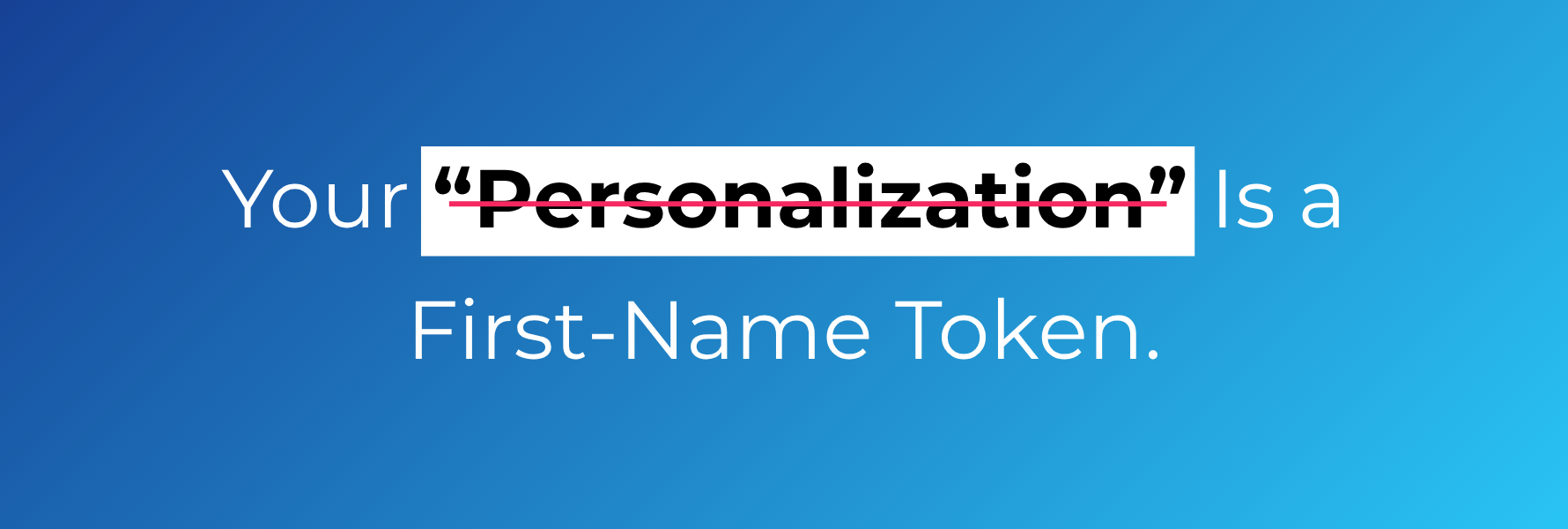 Personalization Didn't Fail. The Way You Built It Did.