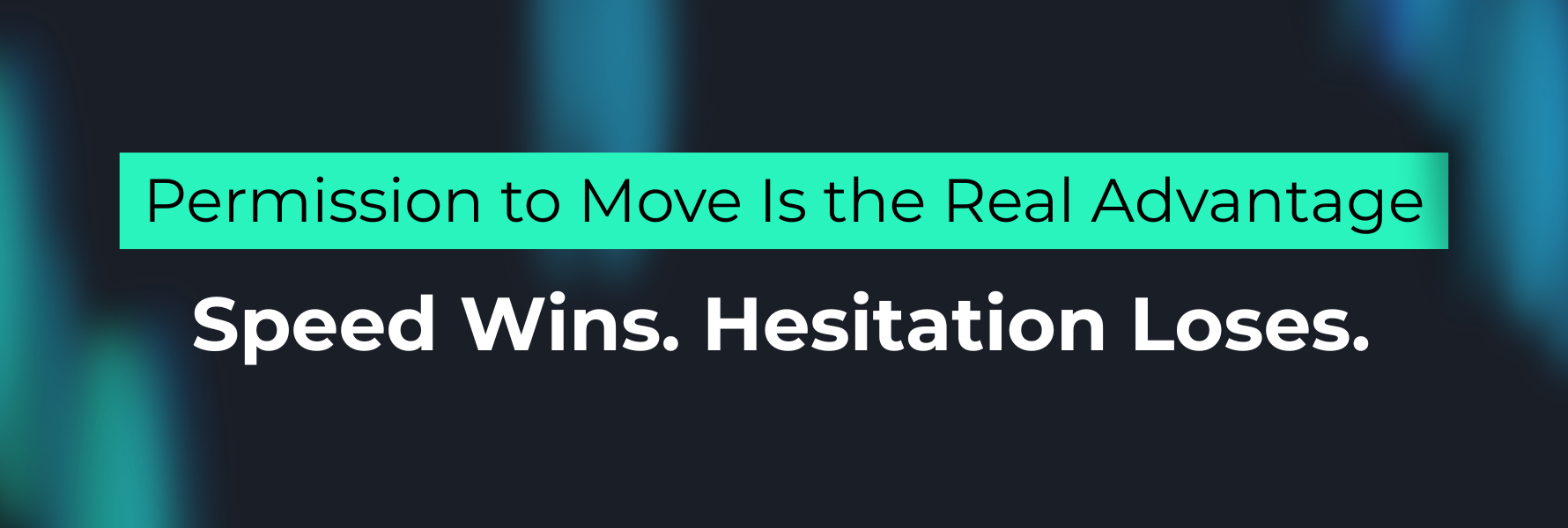 Playing It Safe Is the Riskiest Strategy Right Now