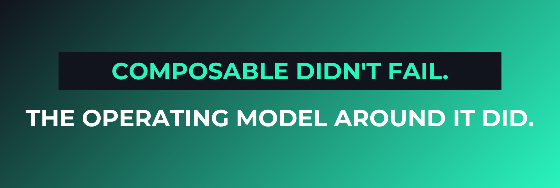 The Headless Commerce Productivity Myth: Why Composable Got Complex