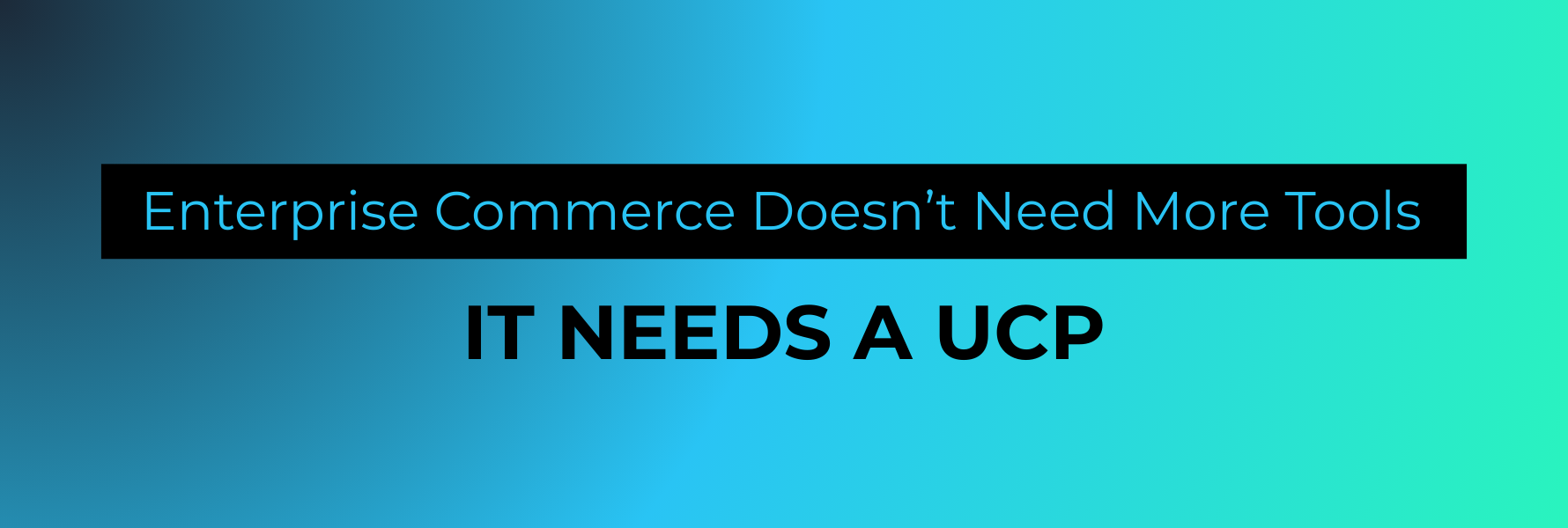 Why Enterprise Ecommerce Needs a Unified Commerce Platform