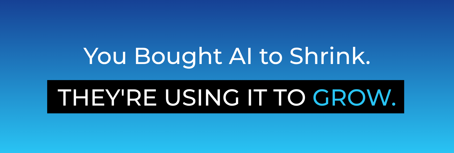 Your AI Strategy Is Stuck on the Wrong Side of the P&L