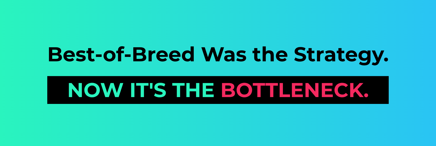 Your Stack Is the Bottleneck. It’s Costing More Than Dev Time.